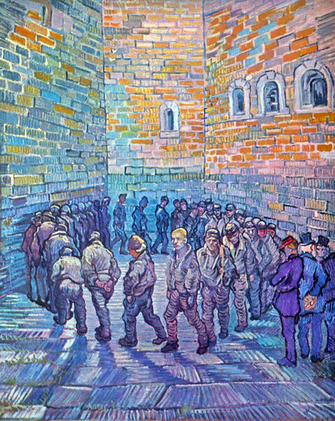 Prisoners walking the Round by Van Gogh